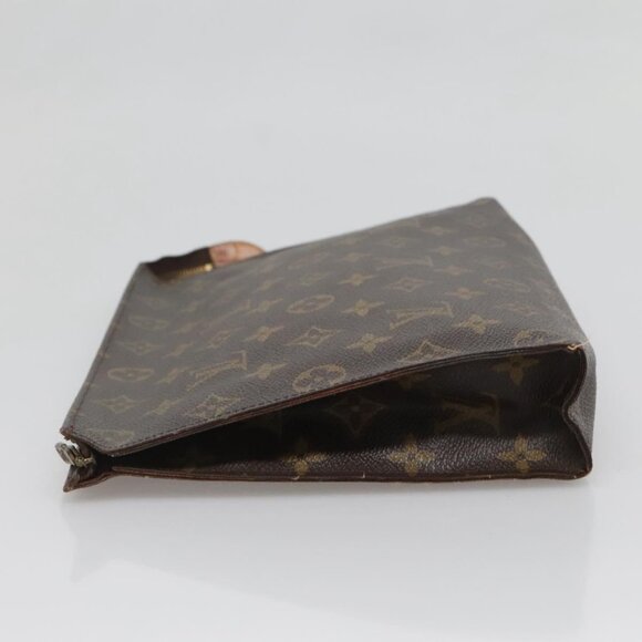 LOUIS VUITTON Monogram Poche Toilette 26 Pouch M47542 LV Auth 139164 - Picture 4 of 16